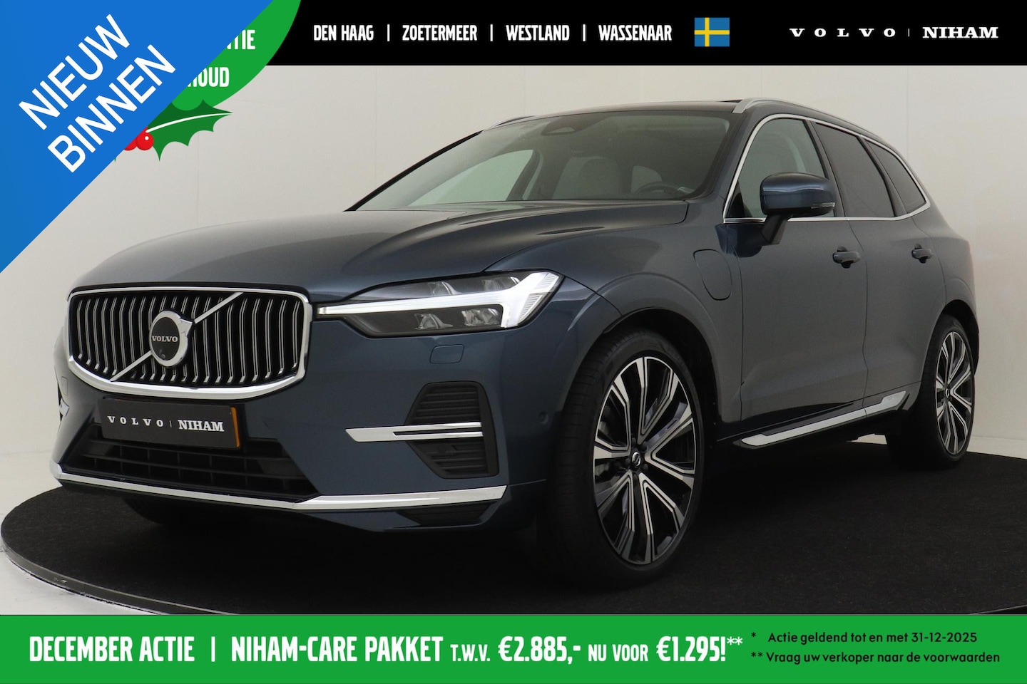 Volvo XC60 - T8 PLUG-IN HYBRID AWD ULTIMATE BRIGHT -PANO.DAK|BOWERS&WILKINS|GEVENT.LEDER+MASSAGE|LUCHTV - AutoWereld.nl