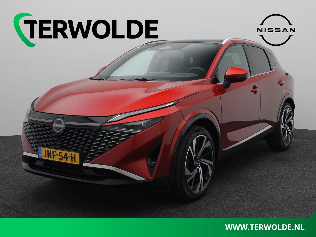 Nissan Qashqai - 1.3 MHEV Xtronic Tekna Plus | AUTOMAAT | Lederen Bekl. | Panoramadak | Head-Up | BOSE Audi - AutoWereld.nl