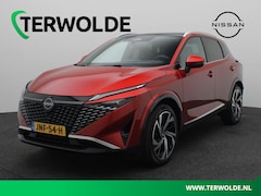 Nissan Qashqai - 1.3 MHEV Xtronic Tekna Plus | AUTOMAAT | Lederen Bekl. | Panoramadak | Head-Up | BOSE Audi