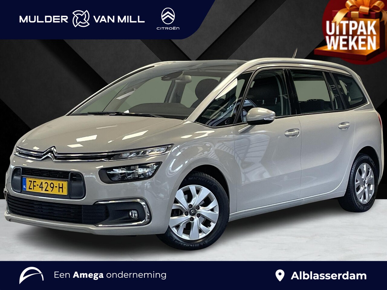 Citroën Grand C4 SpaceTourer - Picasso Feel Pack 1.2 Turbo 130pk | NAVI | TREKHAAK | KEYLESS ENTRY | 7-ZITS | CRUISE CONT - AutoWereld.nl