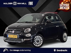 Fiat 500 C - Cabrio Dolcevita 1.0 Hybrid 70pk | VOUWDAK ROOD | NAVI | CLIMA | DAB+ | PARKEERHULP | APPL