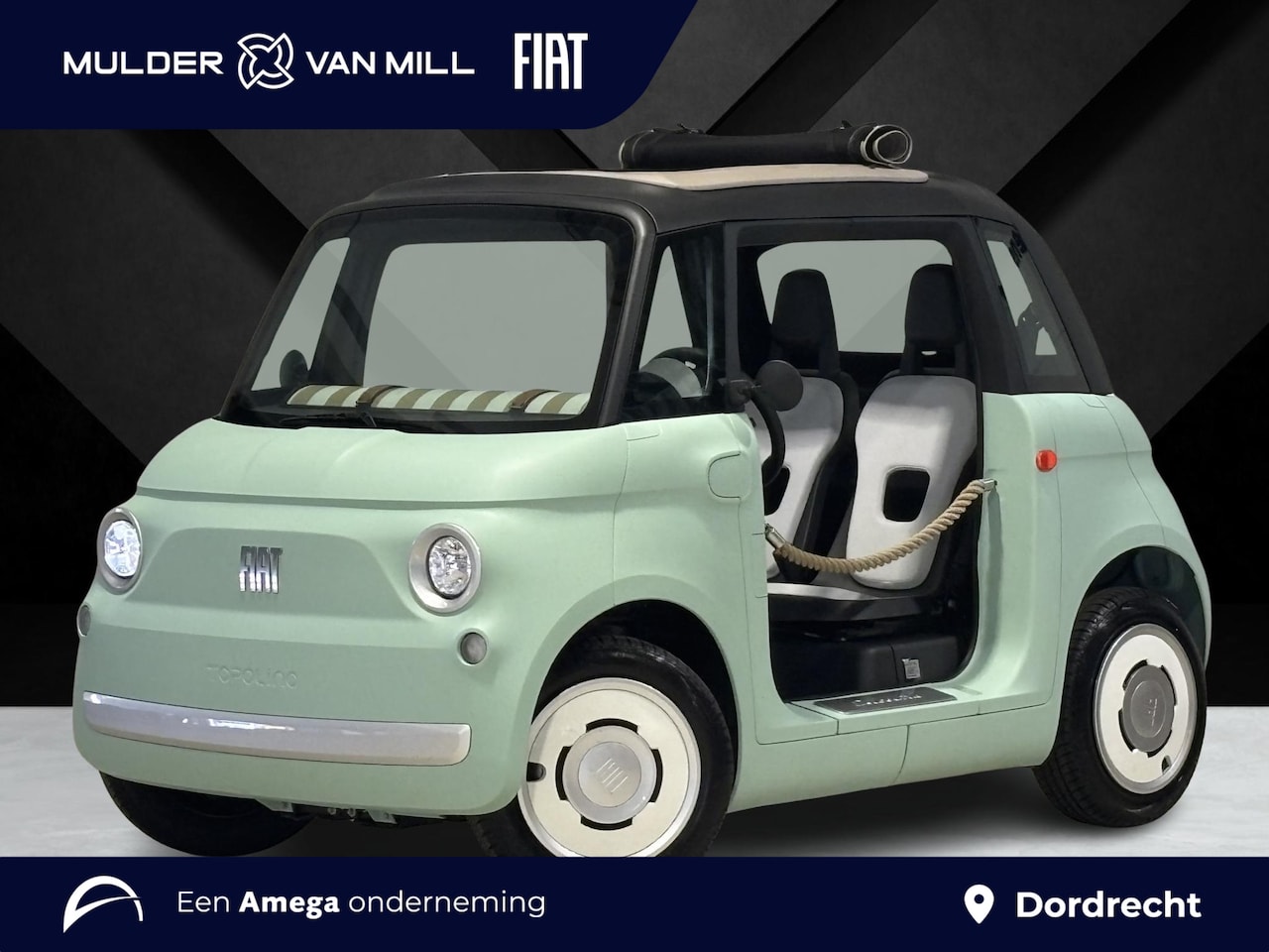 Fiat Topolino - Dolcevita | DIRECT UIT VOORRAAD LEVERBAAR! | VANAF 16 JAAR | OPEN DAK | - AutoWereld.nl