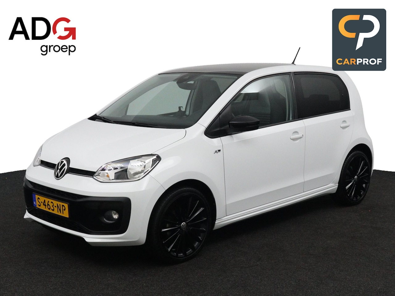 Volkswagen Up! - 1.0 R-Line BOVAG Garantie | Stoelverwarming | Camera | Cruise Control | Lederen stuurwiel - AutoWereld.nl