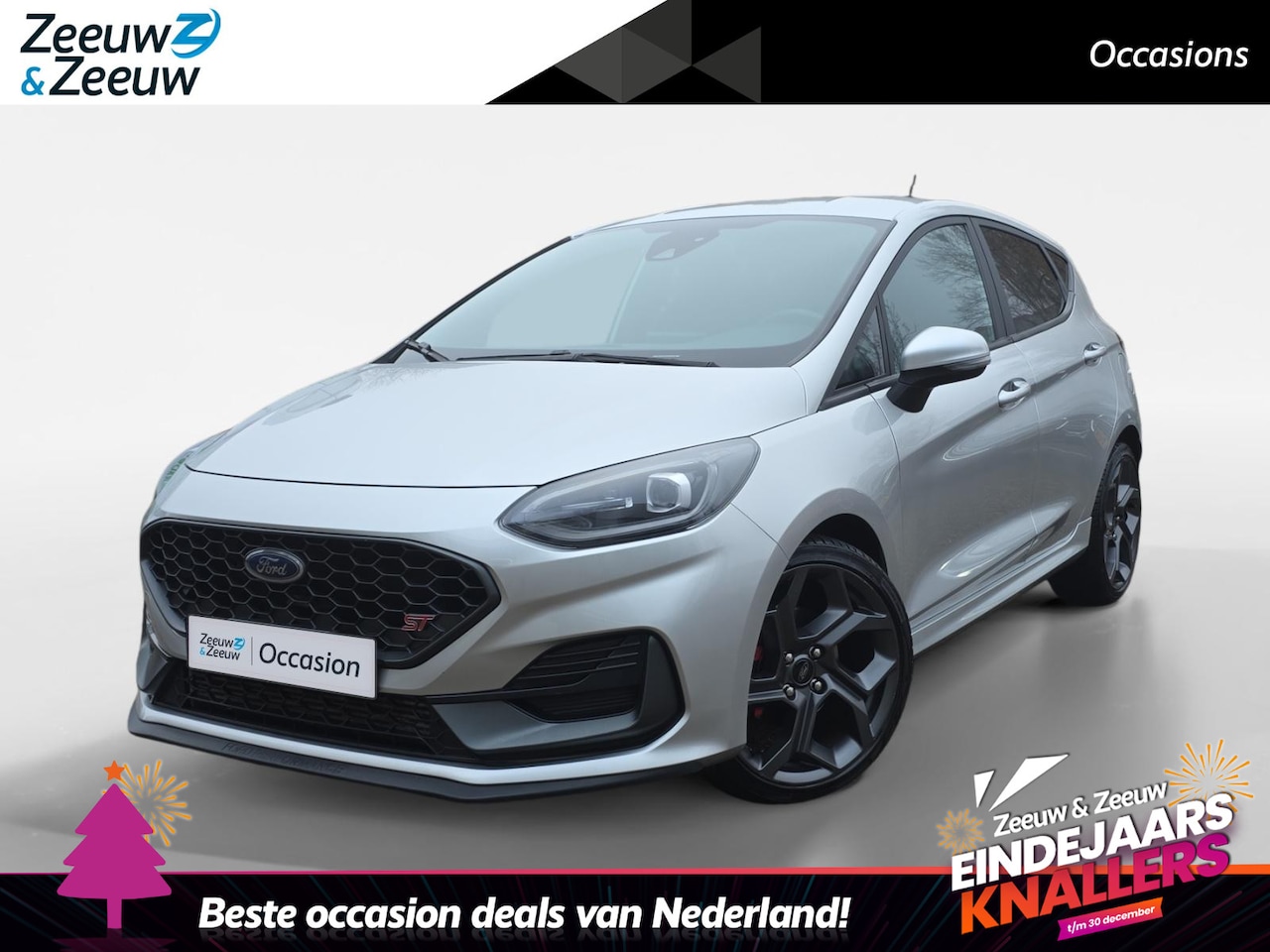 Ford Fiesta - 1.5 Ecoboost ST-X | Dealer onderhouden! | Matrix ledkoplampen | Winterpakket | Android Aut - AutoWereld.nl