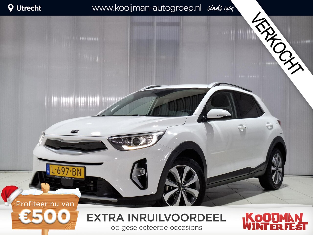 Kia Stonic - 1.0 T-GDi MHEV DynamicPlusLine Apple Carplay/Android Auto, Navigatie, camera. - AutoWereld.nl