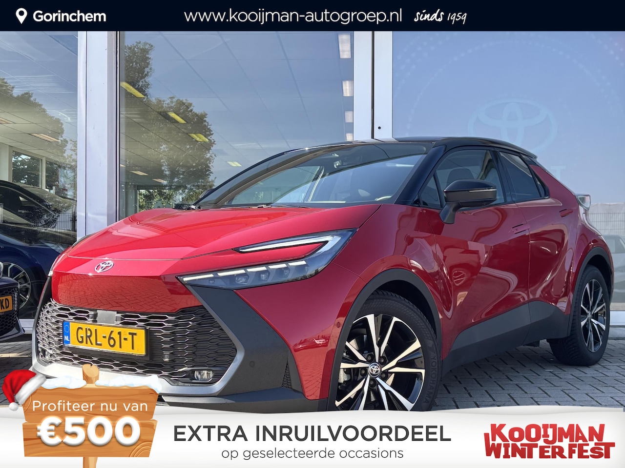 Toyota C-HR - 1.8 Hybrid 140 First Edition | Zwart dak | Elek. achterklep | Blindspot | 360 Camera | Ada - AutoWereld.nl