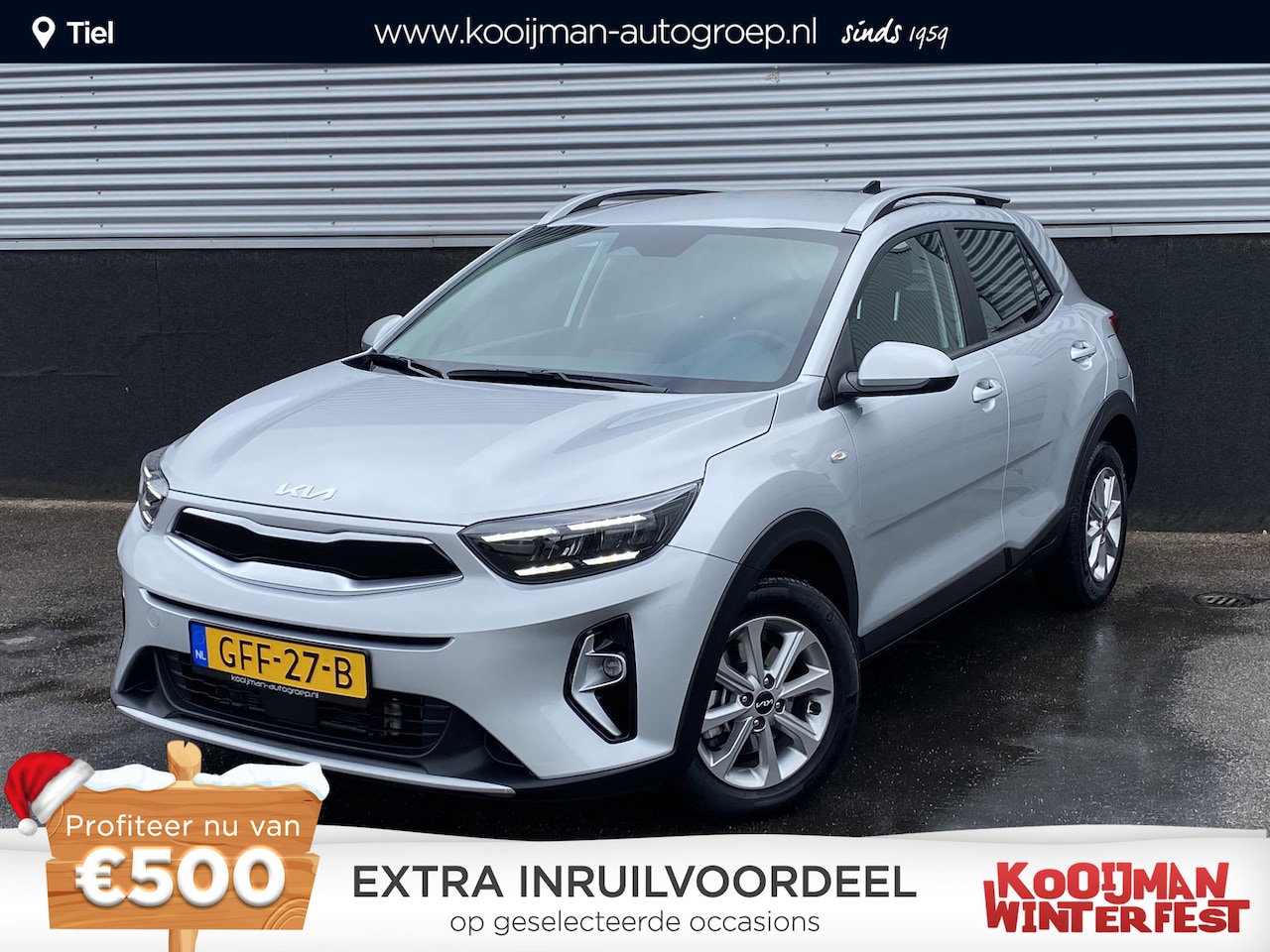 Kia Stonic - 1.0 T-GDi MHEV DynamicLine Carplay Navigatie, Achteruitrijcamera, Cruise control, Airco, 1 - AutoWereld.nl