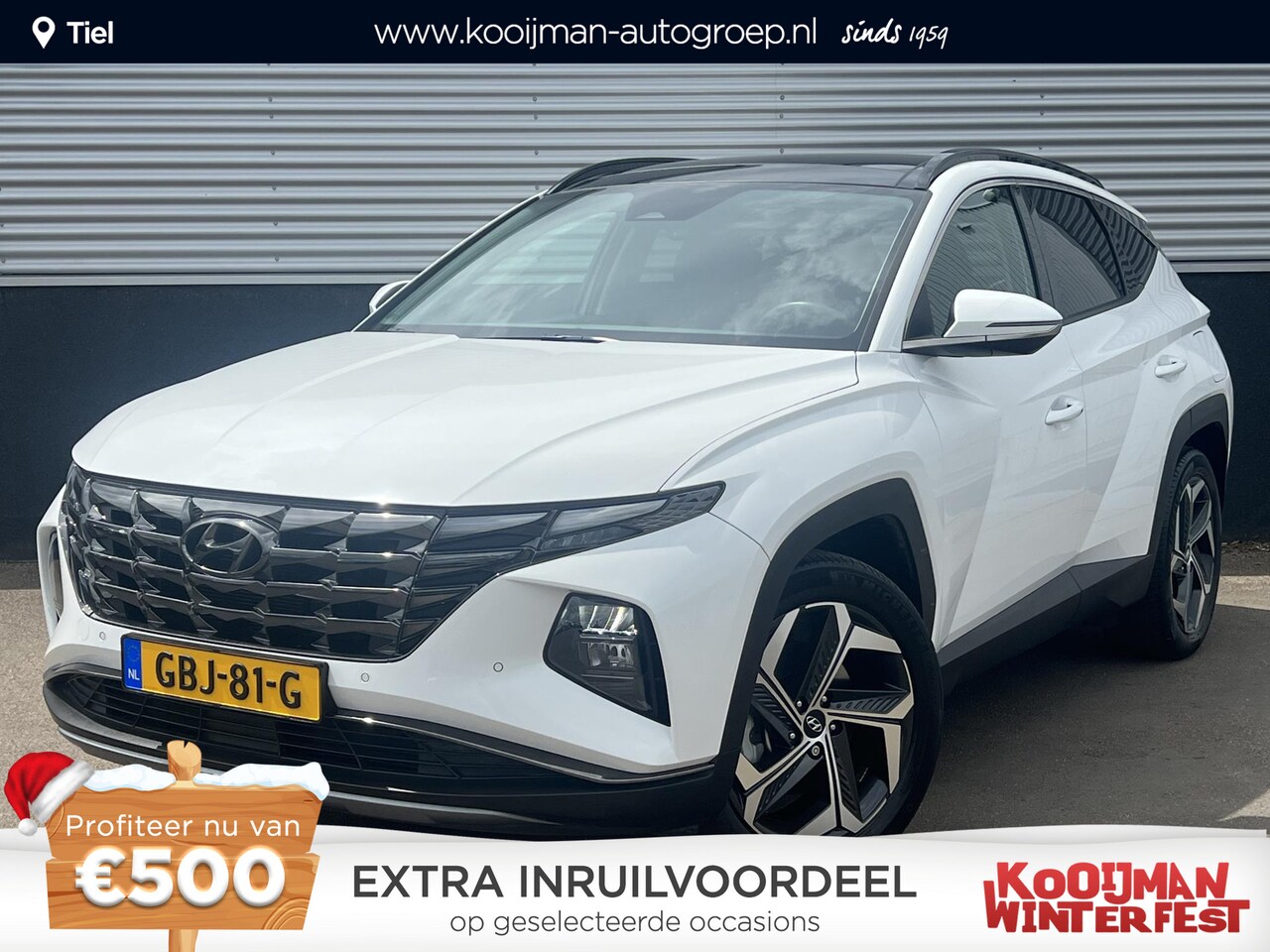 Hyundai Tucson - 1.6 T-GDI PHEV Premium Sky Edition 4WD Hyundai Tucson 1.6 T-GDI PHEV Premium Sky 4WD Schui - AutoWereld.nl