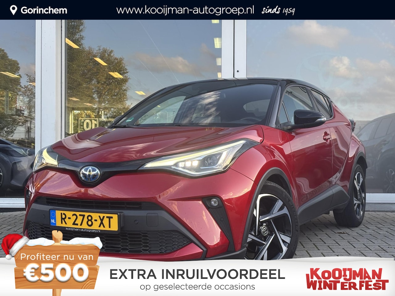 Toyota C-HR - 2.0 Hybrid Style | Premium Pack | LED | Stoel + Stuurverwarming | Bi-Tone | Dodehoek detec - AutoWereld.nl