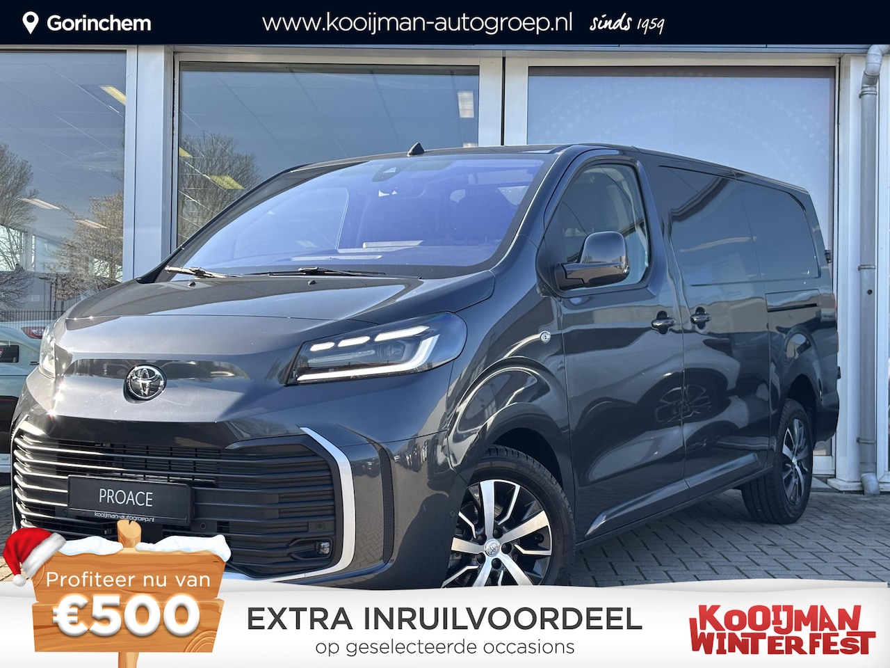 Toyota PROACE Long Worker - 2.0 D-4D L2 Professional BPM VRIJ! 2 Schuifdeuren, Achter deuren met ramen - AutoWereld.nl