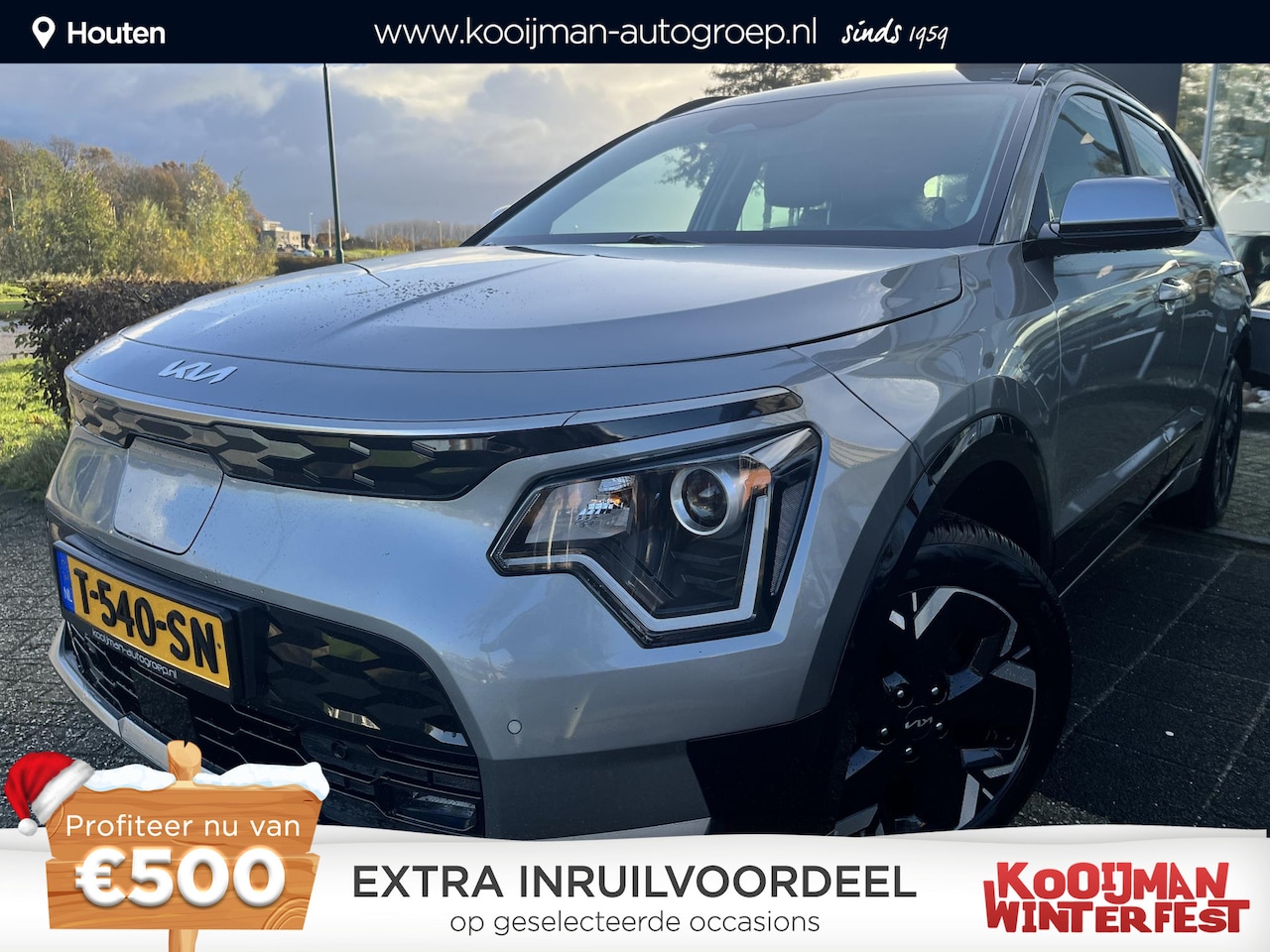 Kia Niro EV - DynamicLine 64.8kWh DynamicLine 64.8 kWh , Eerste Eigenaar, Apple Carplay/Android Auto, Navigatie, Adpatieve C - AutoWereld.nl