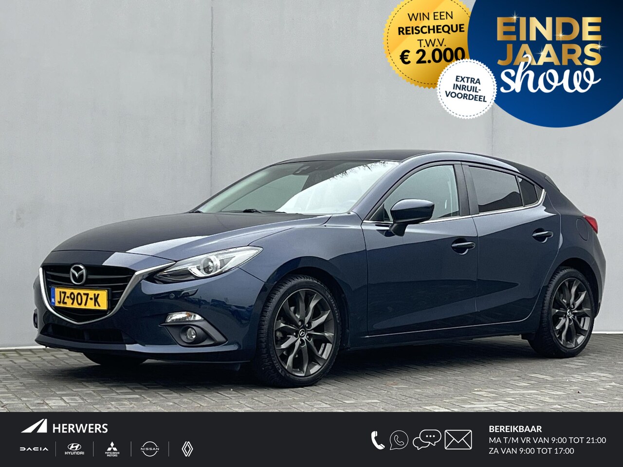 Mazda 3 - 2.0 GT-M Line / Stoelverwarming Voor / Navigatie / Apple Carplay & Android Auto / Climate - AutoWereld.nl