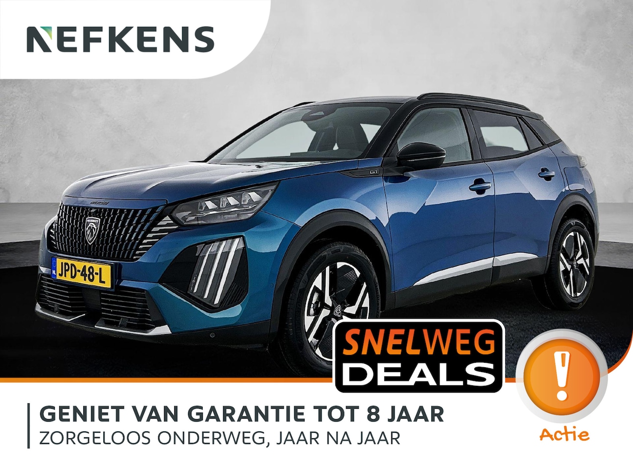 Peugeot 2008 - 1.2 Hybrid 145 GT Automaat | VOORRAAD DEAL | Navigatie | 360 camera | Drive assist pack - AutoWereld.nl