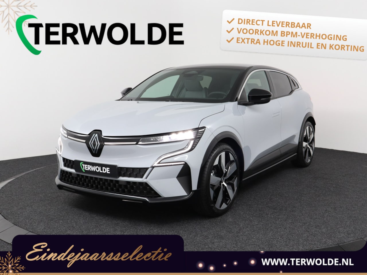 Renault Mégane E-Tech - Techno | 20" lichtmetalen wielen 'Soren' | Cruise control met snelheidsbegrenzer | Harman - AutoWereld.nl