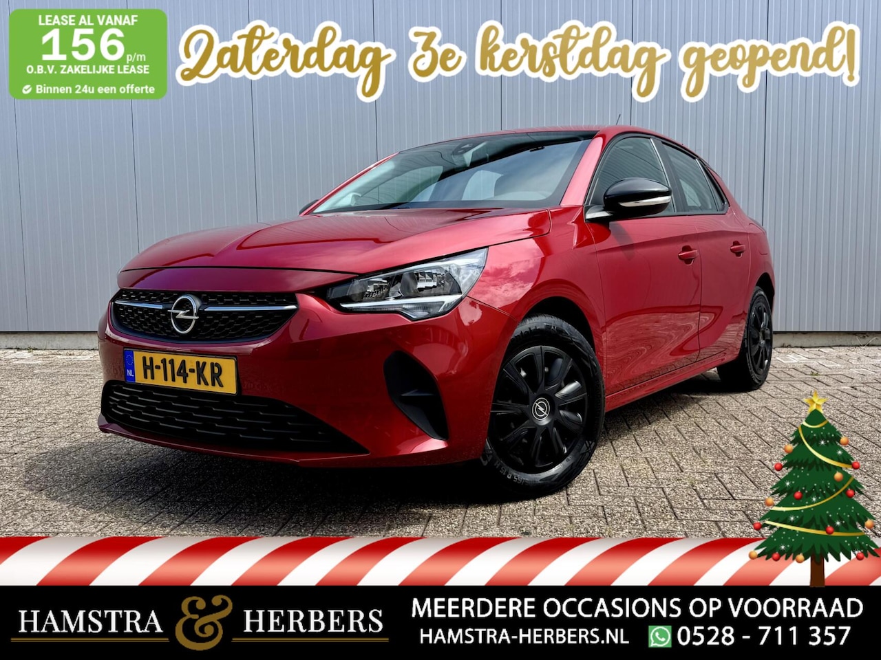 Opel Corsa - 1.2 Edition rood - AutoWereld.nl