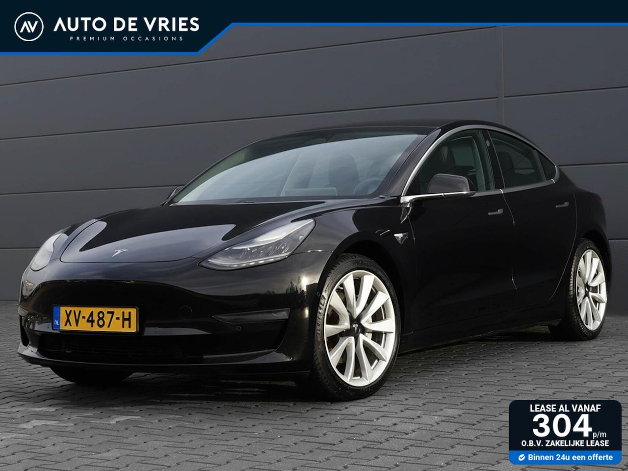 Tesla Model 3 - Long Range RWD Long Range AWD 75 kWh | SOH 85% | Zwart Leder | Panoramadak | 19 inch LMV - AutoWereld.nl