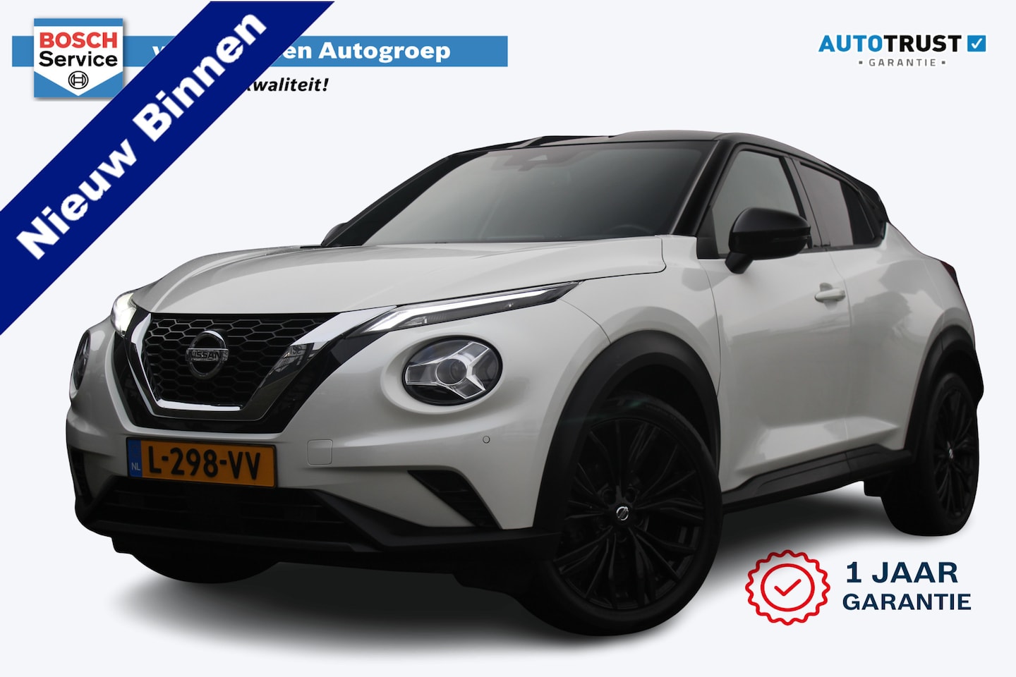 Nissan Juke - 1.0 DIG-T Enigma | Incl. 12 maanden garantie | Bluetooth | Climate control | Cruise contro - AutoWereld.nl