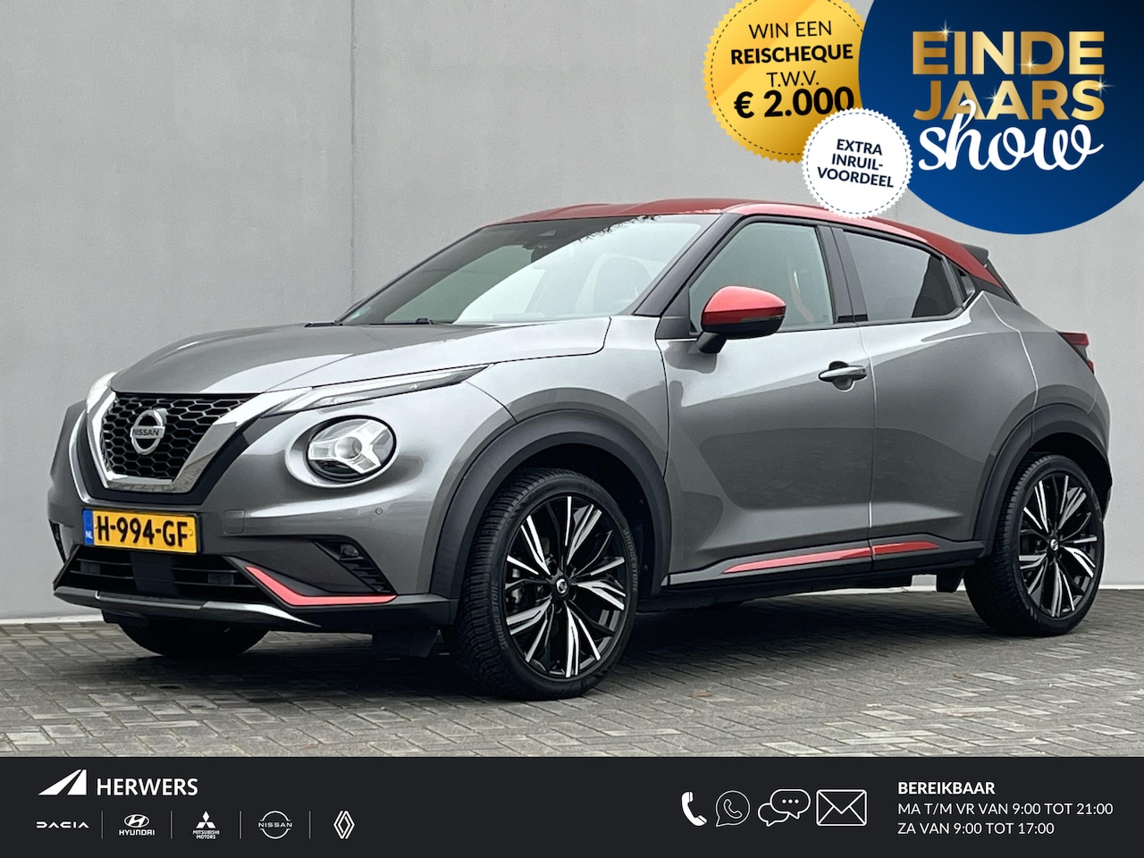 Nissan Juke - 1.0 DIG-T N-Design / Dealeronderhouden / Afneembare Trekhaak (1.250kg) / Apple Carplay & A - AutoWereld.nl