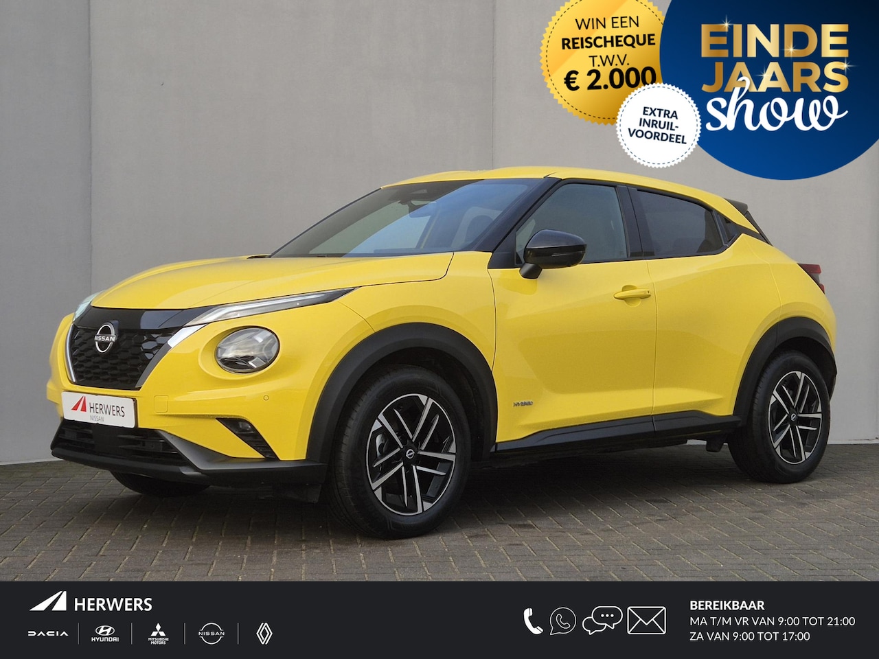 Nissan Juke - 1.6 Hybrid N-Connecta Automaat / Fabrieksgarantie tot 19-07-2027 / Dealer onderhouden / Co - AutoWereld.nl