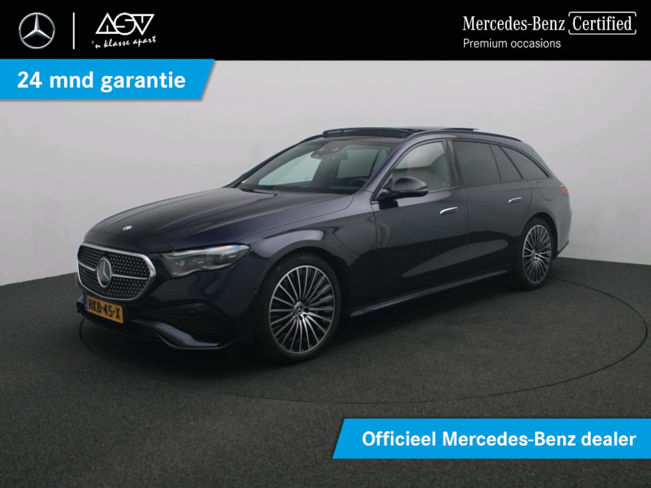 Mercedes-Benz E-klasse Estate - 300 e Sport Edition Panoramadak, wegklapbare trekhaak, Hyperscreen, Nappa lederen bekledin - AutoWereld.nl