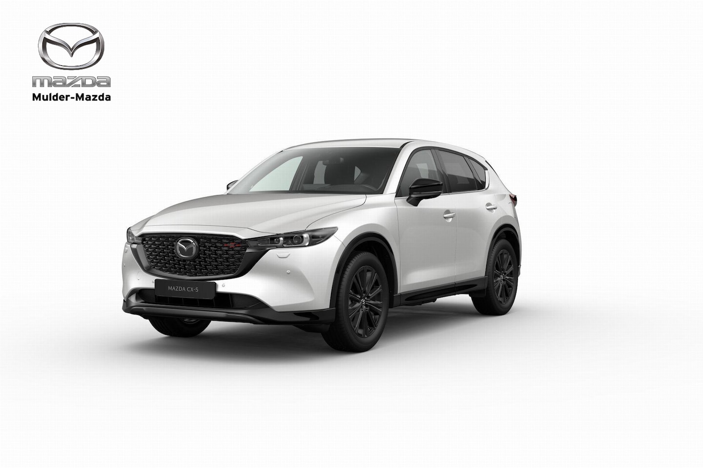 Mazda CX-5 - e-Skyactiv-G 165 Homura - Comfort Pack & Sunroof Pack | 19-inch lichtmetalen velgen, Black - AutoWereld.nl