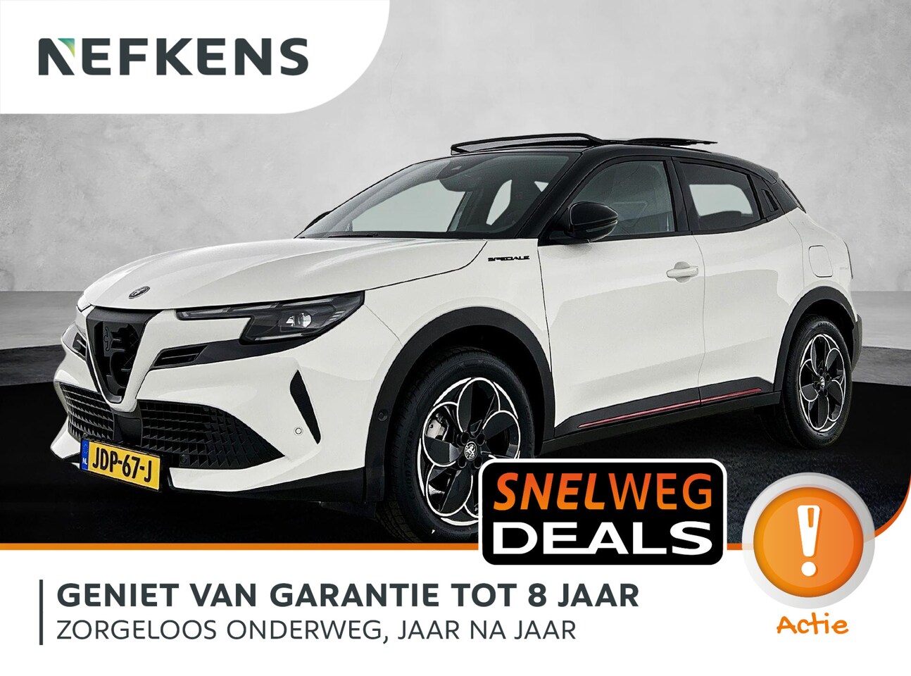 Alfa Romeo Junior - 1.2 Turbo Hybrid Ibrida Speciale 145pk Automaat | Climate Control | Navigatie | Adaptieve - AutoWereld.nl