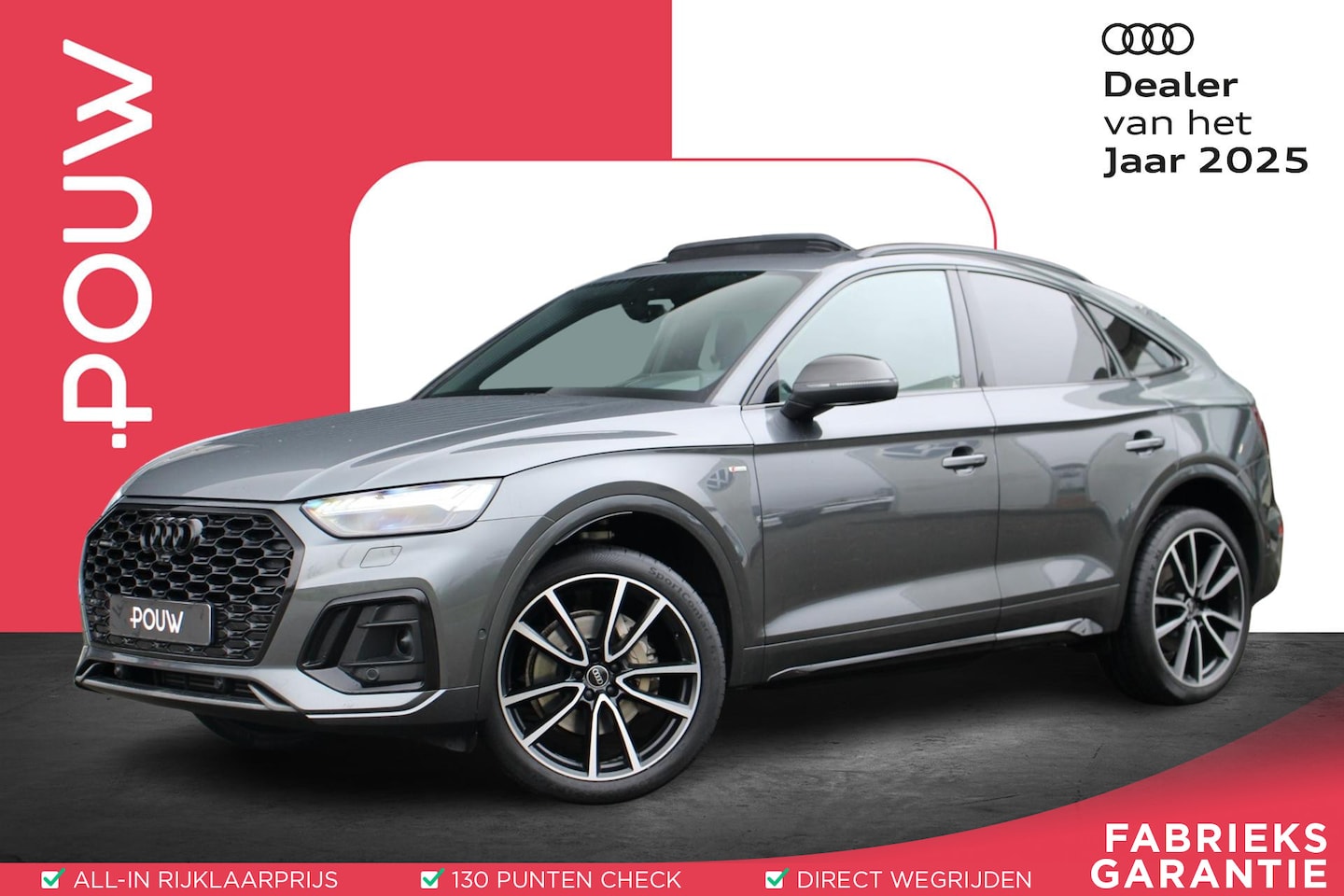 Audi Q5 Sportback - 40 TFSI 204pk S Edition | Panoramadak | Head-up Display | Standkachel | Trekhaak | 360 Gra - AutoWereld.nl