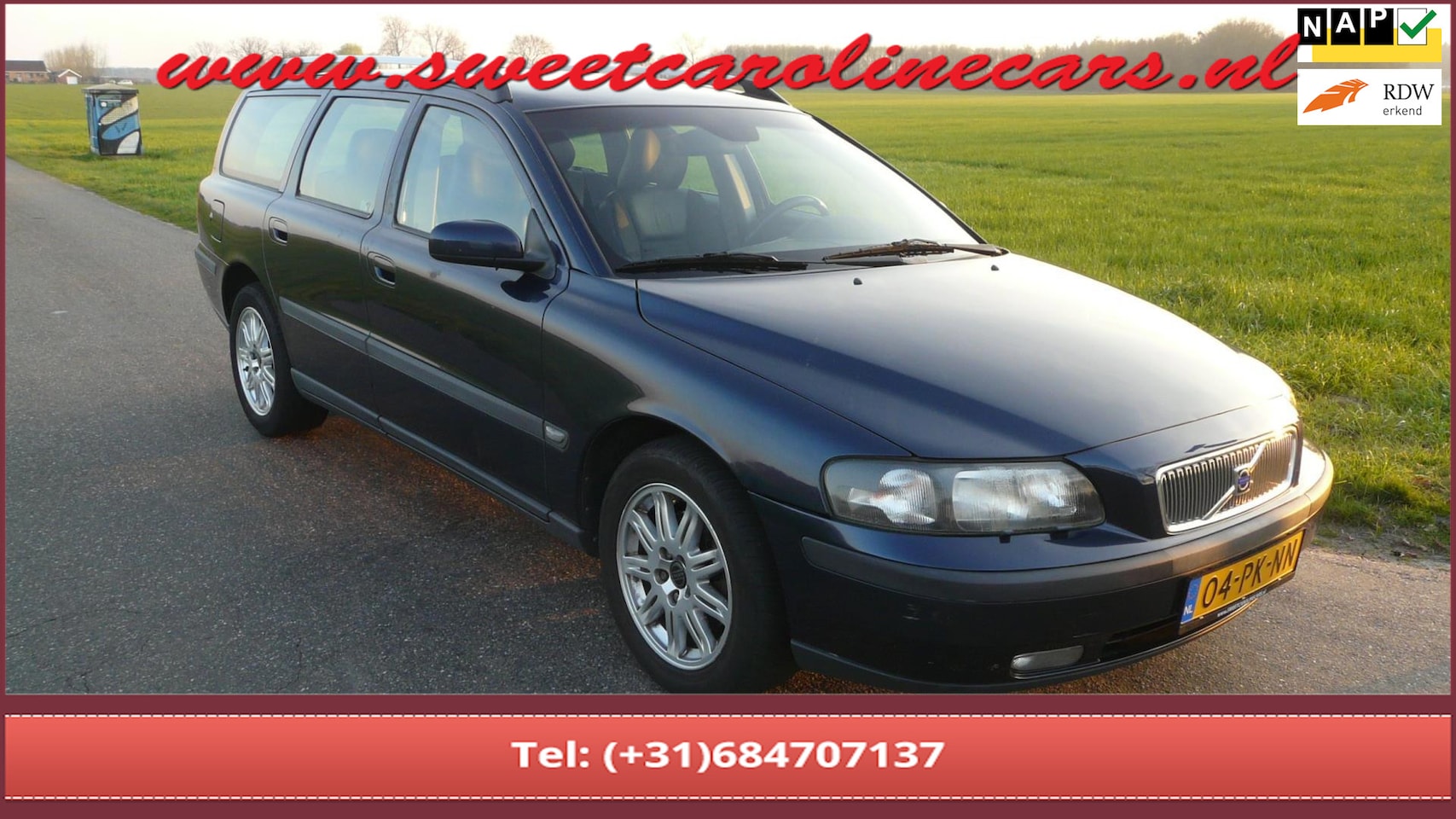 Volvo V70 - 2.4 Comfort Line 2.4 Comfort Line,Automaat,Leder,Airco,Cruise,Lmv's,VOL! - AutoWereld.nl
