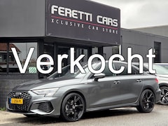 Audi A3 Limousine - 30 TFSI AUT7 3x S-LINE BLACK-EDITION SPORTSTOELEN PARKASSIST NAVI DIGIDASH 19-INCH.LMV PDC