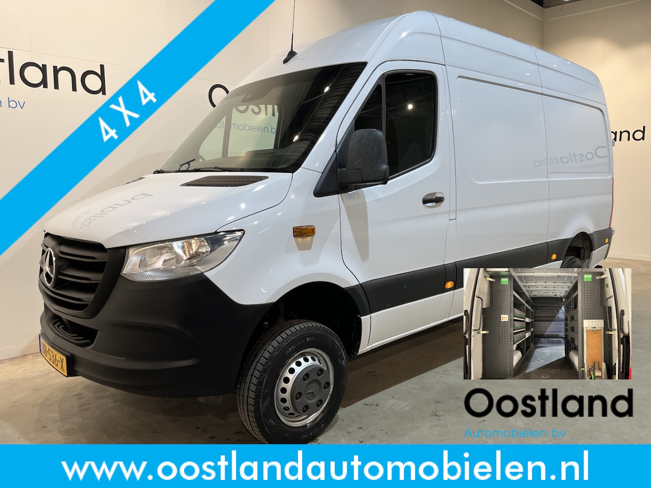 Mercedes-Benz Sprinter - 516 CDI L2H2 4X4 / Euro 6 / Servicebus / Bott Inrichting / GVW 5.000 KG / Trekhaak 3500 KG - AutoWereld.nl