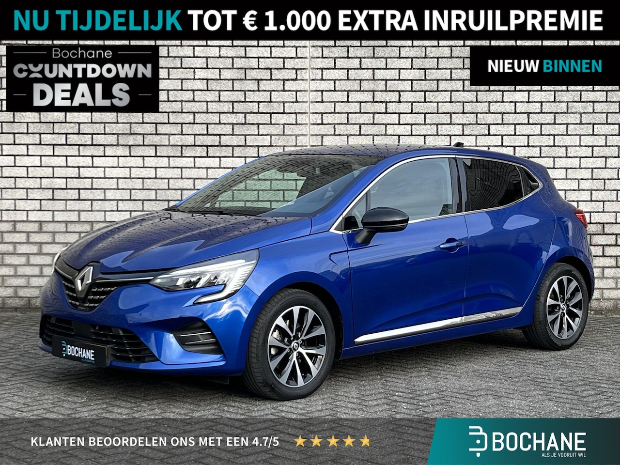 Renault Clio - 1.6 E-Tech Hybrid 145 Techno | Stoelverwarming | Achteruitrijcamera | Apple CarPlay / Andr - AutoWereld.nl