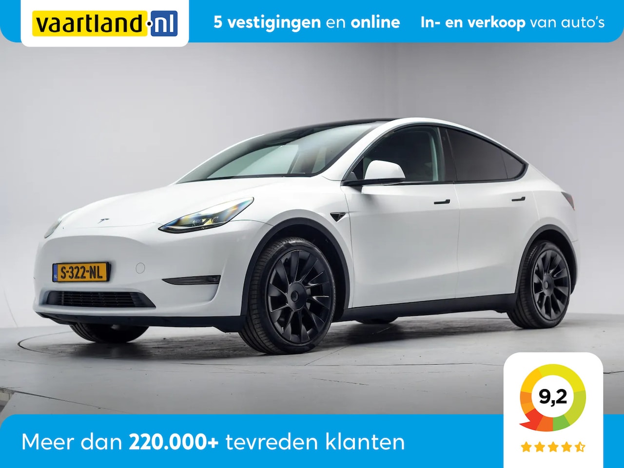 Tesla Model Y - Long Range AWD 75KWH [Pano SOH 94,6% Leder] - AutoWereld.nl