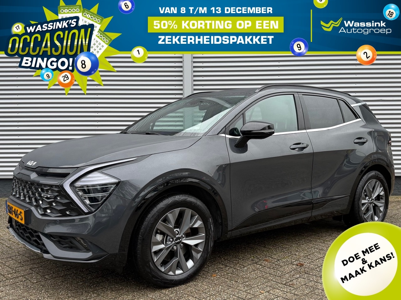 Kia Sportage - 1.6 T-GDi 230pk Hybrid AT6 GT-Line | Elektrische Trekhaak | Schuif/Kanteldak | Stoel/Stuur - AutoWereld.nl