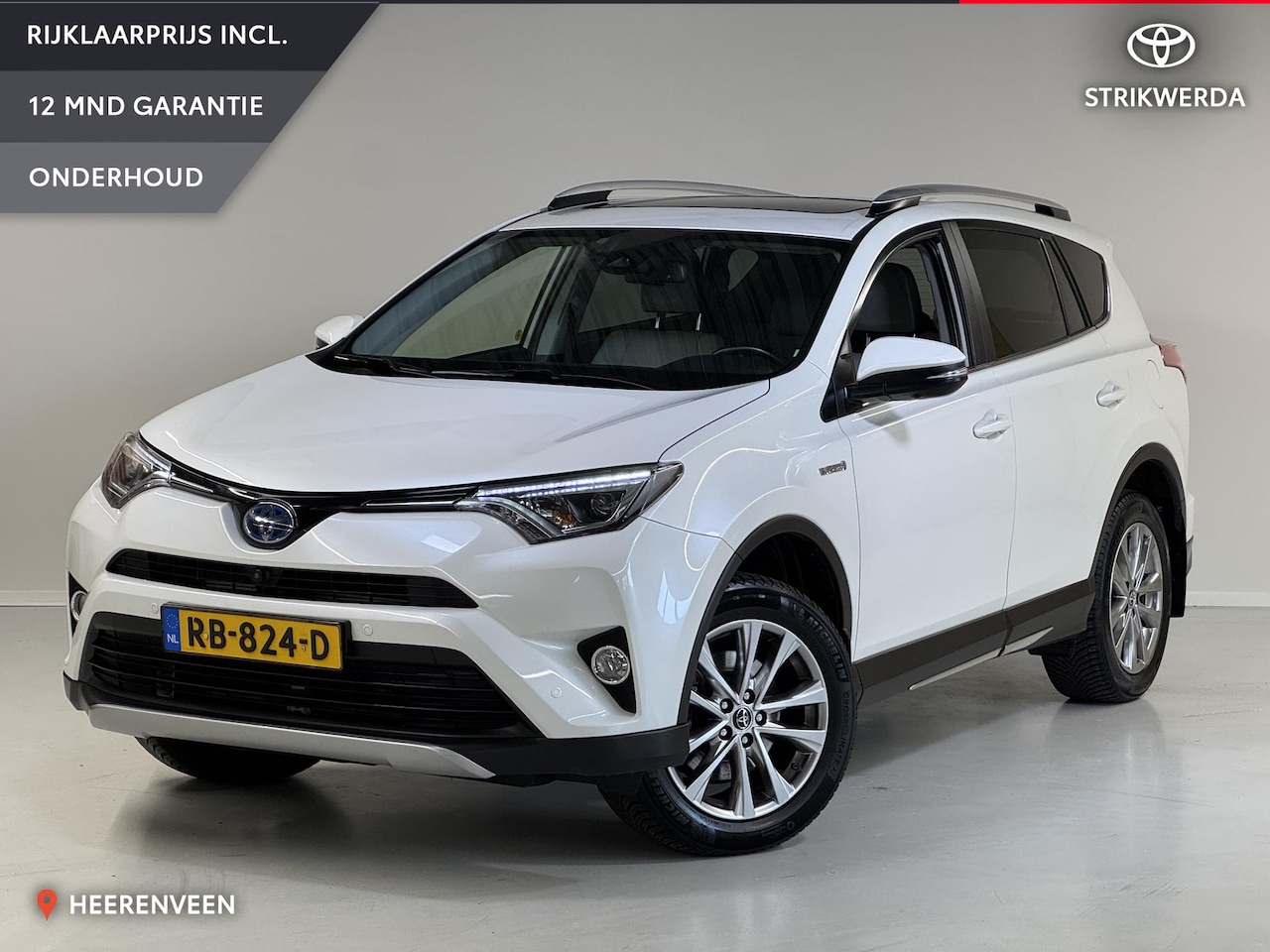 Toyota RAV4 - 2.5 Hybrid AWD Executive | 2-Tone Leder | Schuif/kantel dak | Trekhaak | 360 camera | - AutoWereld.nl