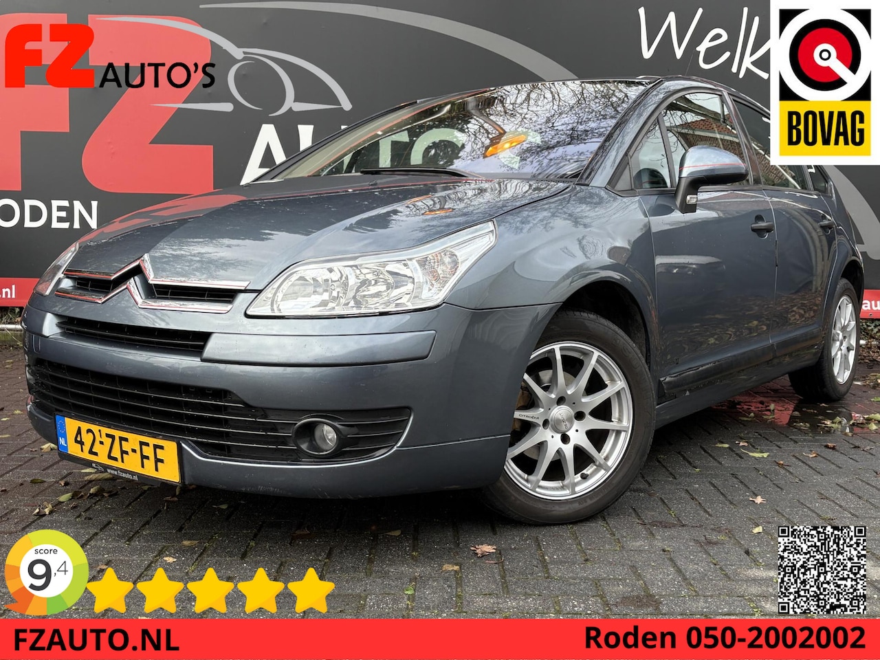 Citroën C4 - 1.4-16V Image Airconditioning - Cruise Control - Parkeersensoren A - AutoWereld.nl