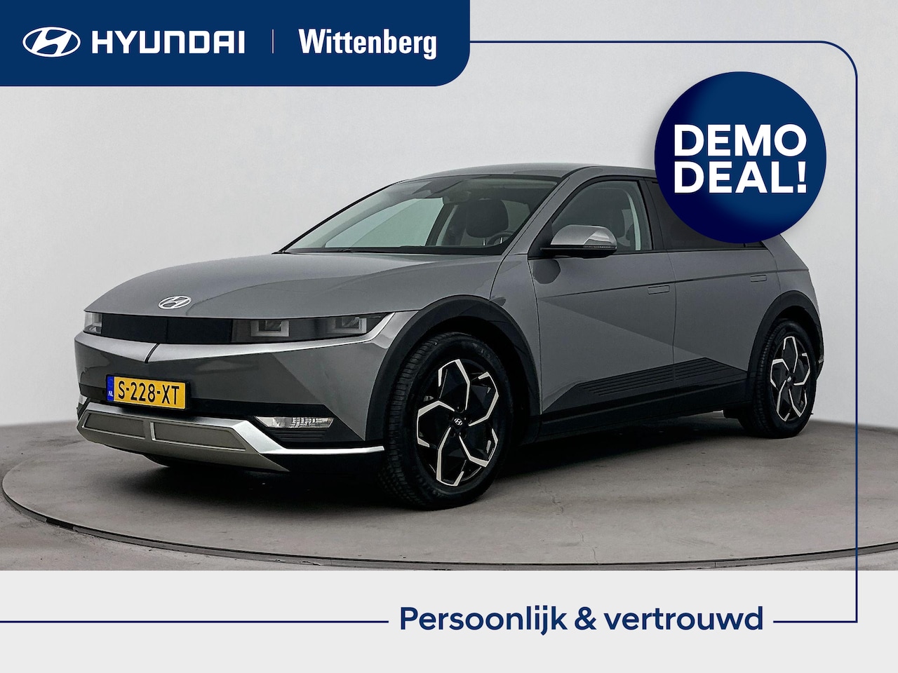 Hyundai IONIQ 5 - Connect+ 58 kWh | Leer | Stoel + stuurverwarming | Head-up display | V2L | El. bed. achter - AutoWereld.nl