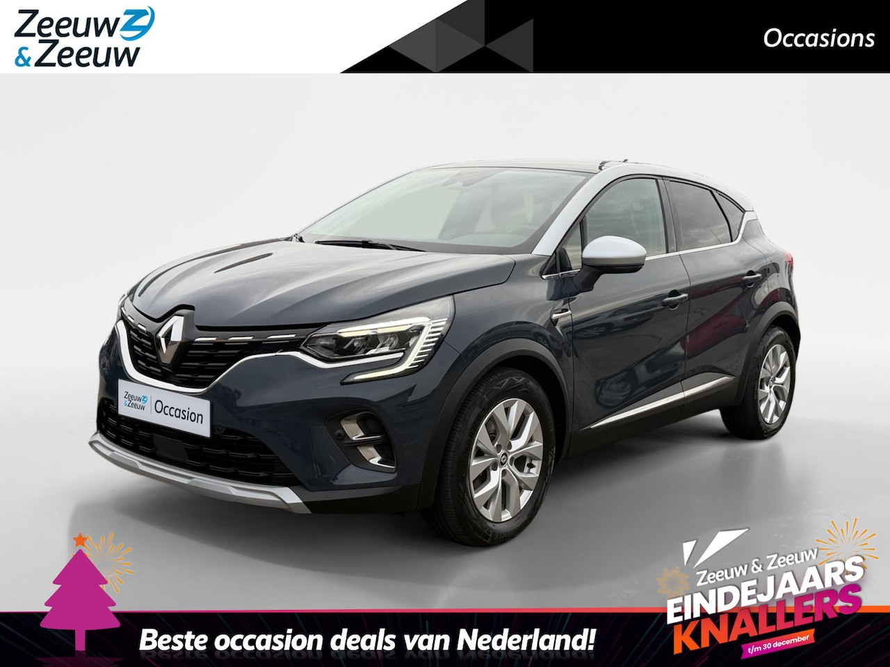 Renault Captur - 1.6 E-Tech Hybrid 145 Intens Automaat | Schuif-kantel Dak | Apple Carplay/Android Auto | C - AutoWereld.nl