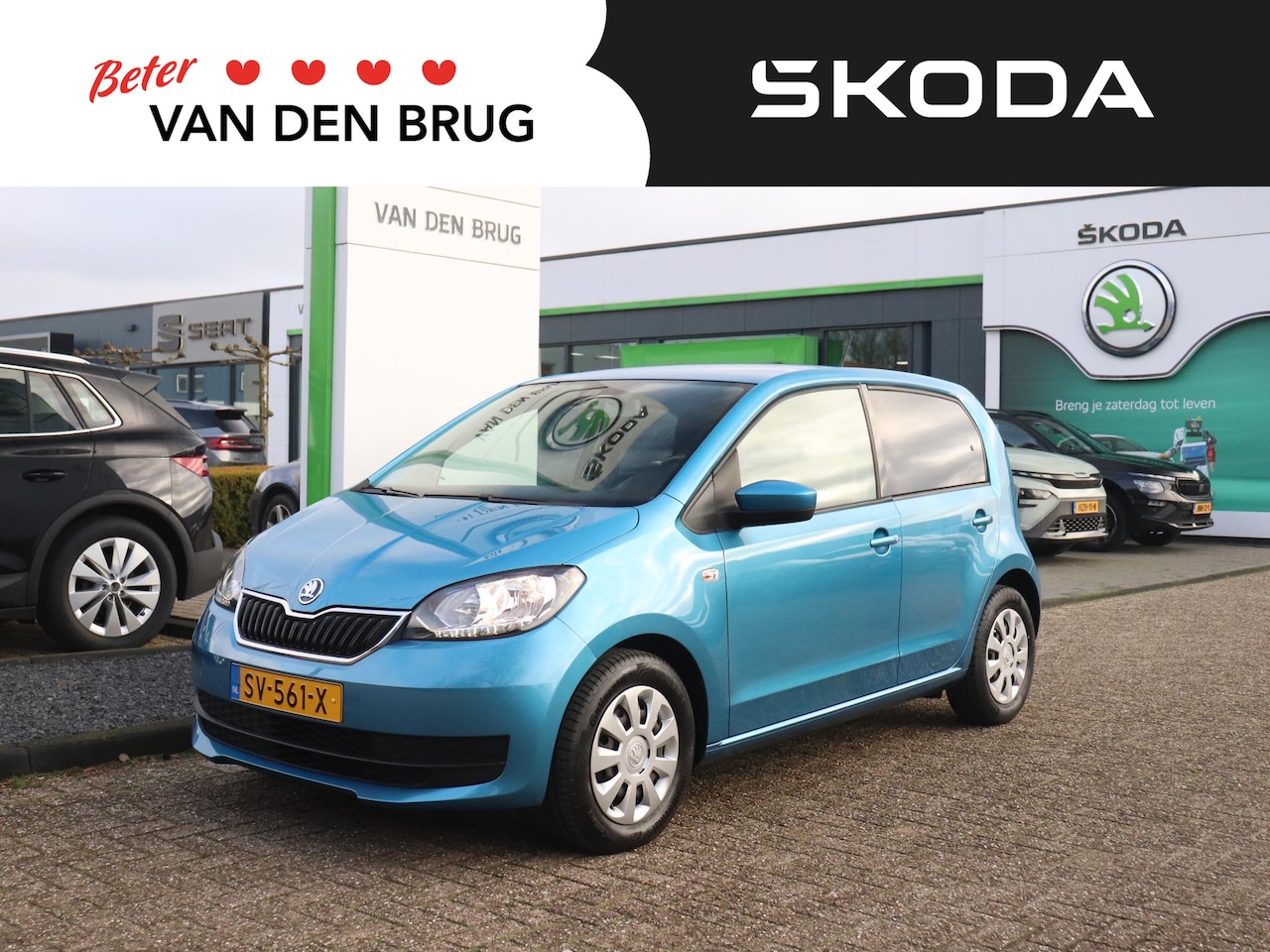 Skoda Citigo - 1.0 60pk MPI Greentech Ambition | Trekhaak | Cruise control | Airco | Getint glas | - AutoWereld.nl
