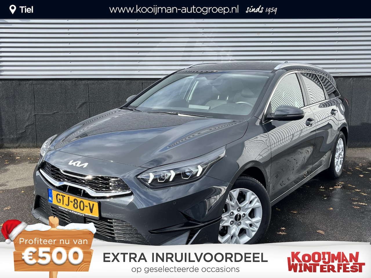 Kia Cee'd Sportswagon - Ceed 1.5 T-GDi DynamicPlusLine 1e eign. BTW-auto, Stoel- & Stuurwiel verwarmd, Navigatie, - AutoWereld.nl