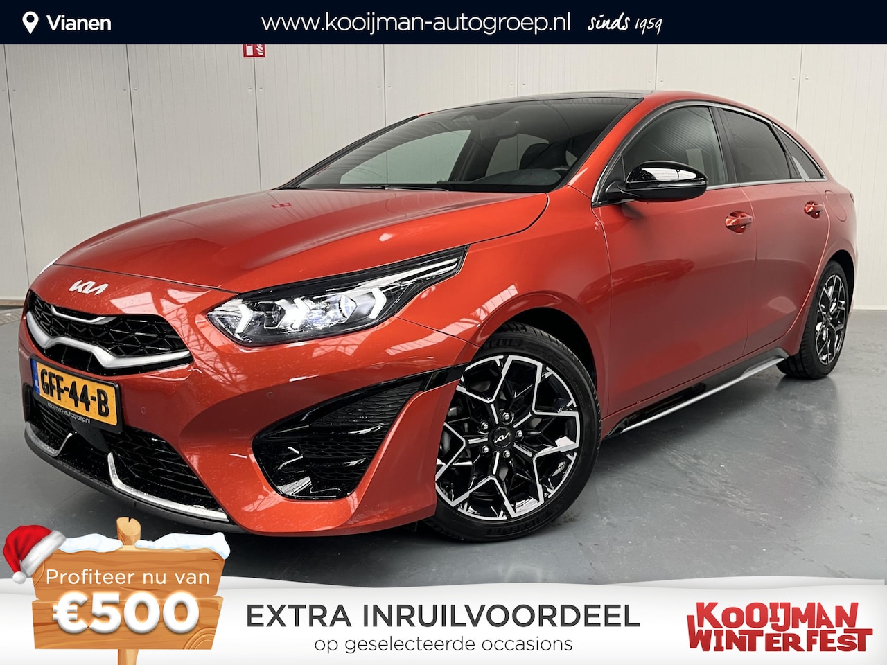 Kia Pro cee'd - 1.5 T-GDi GT-Line , Schuif en Kanteldak, Adaptieve CruiseControl, Keyless Entry, Dodehoek - AutoWereld.nl