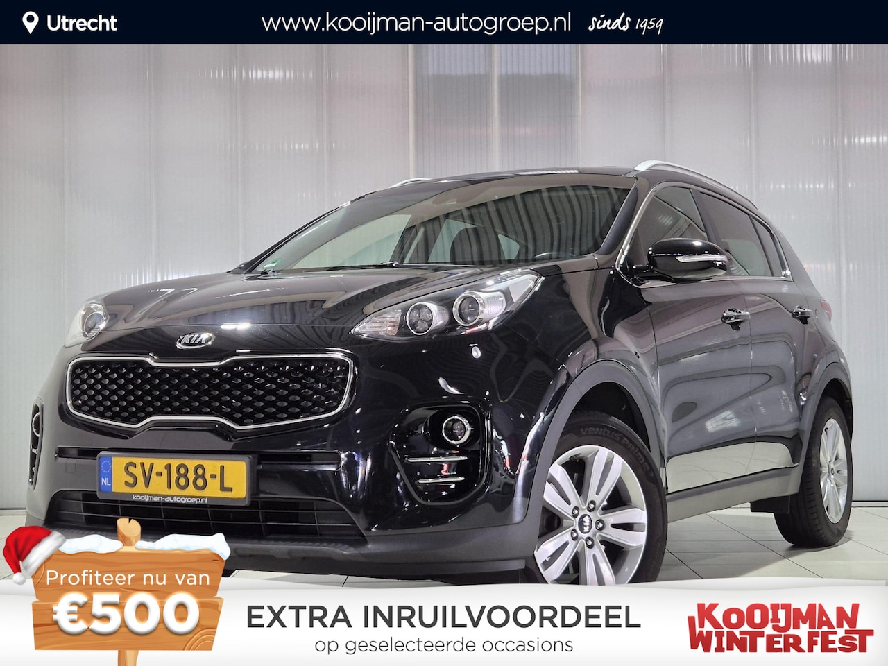 Kia Sportage - 1.6 GDI Style Edition 1.6 GDI Style Edition , lederen bekleding, voorstoelen verwarmd, Apple Carplay/Android Aut - AutoWereld.nl