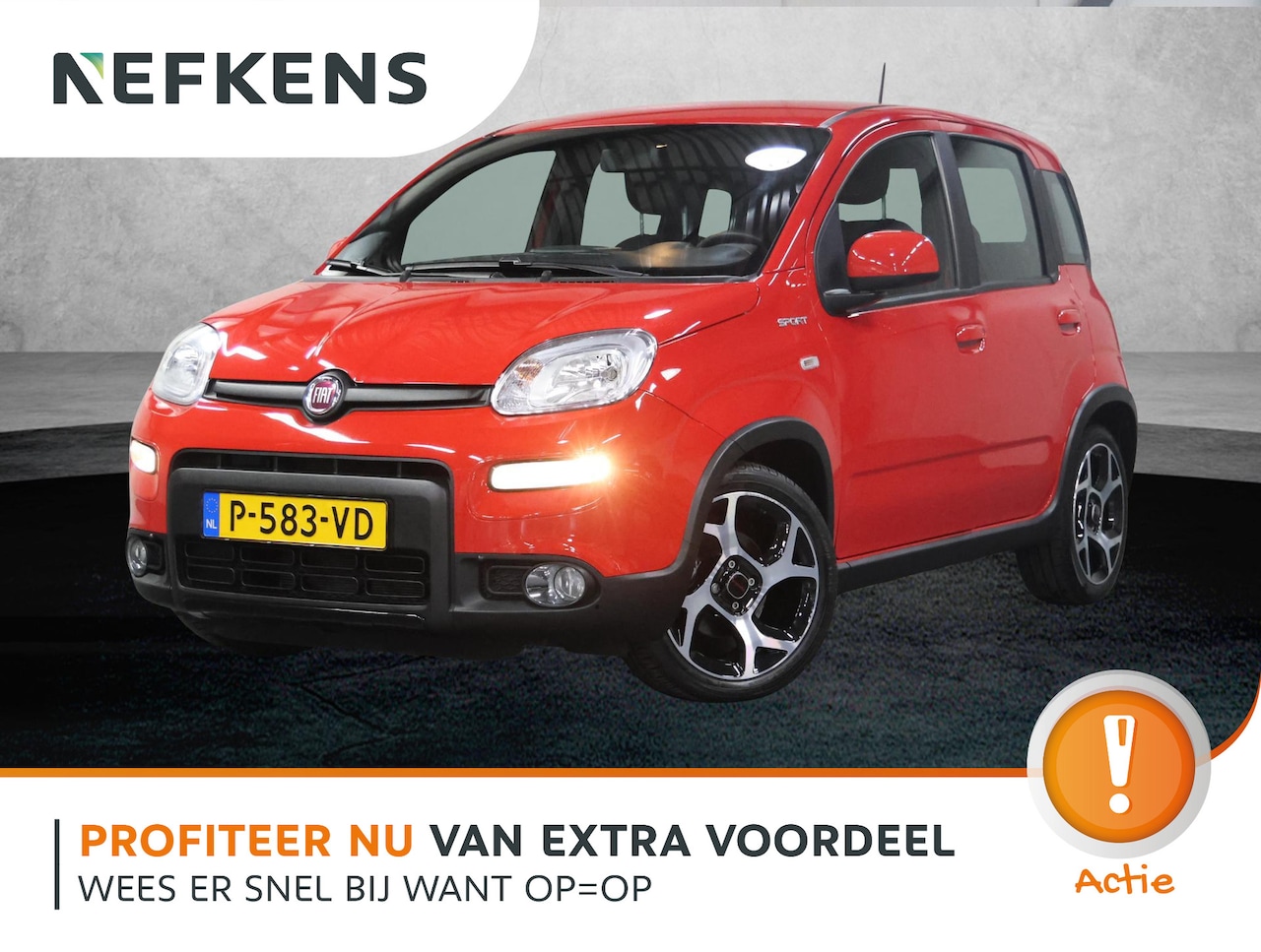 Fiat Panda - 1.0 Hybrid Sport | 1ste eigenaar | AppleCarplay/Android Auto | Licht Metalen Velgen | Clim - AutoWereld.nl