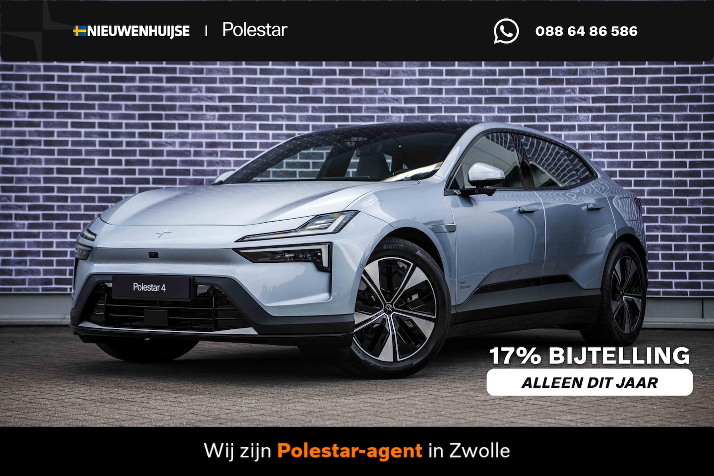 Polestar 4 - Long Range Dual motor 100 kWh | Pilot Pack | Plus Pack | Tailored Knit | Nieuw op voorraad - AutoWereld.nl
