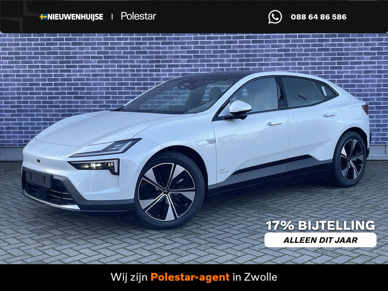 Polestar 4 - Long Range Dual motor 100 kWh Pilot | Plus | Tailored Knit | Getint glas | Harman Kardon | - AutoWereld.nl
