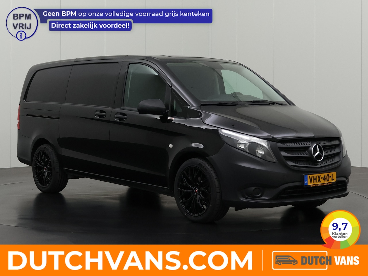Mercedes-Benz Vito - Lang Black Edition | Camera | Airco | 3-Persoons | Trekhaak - AutoWereld.nl