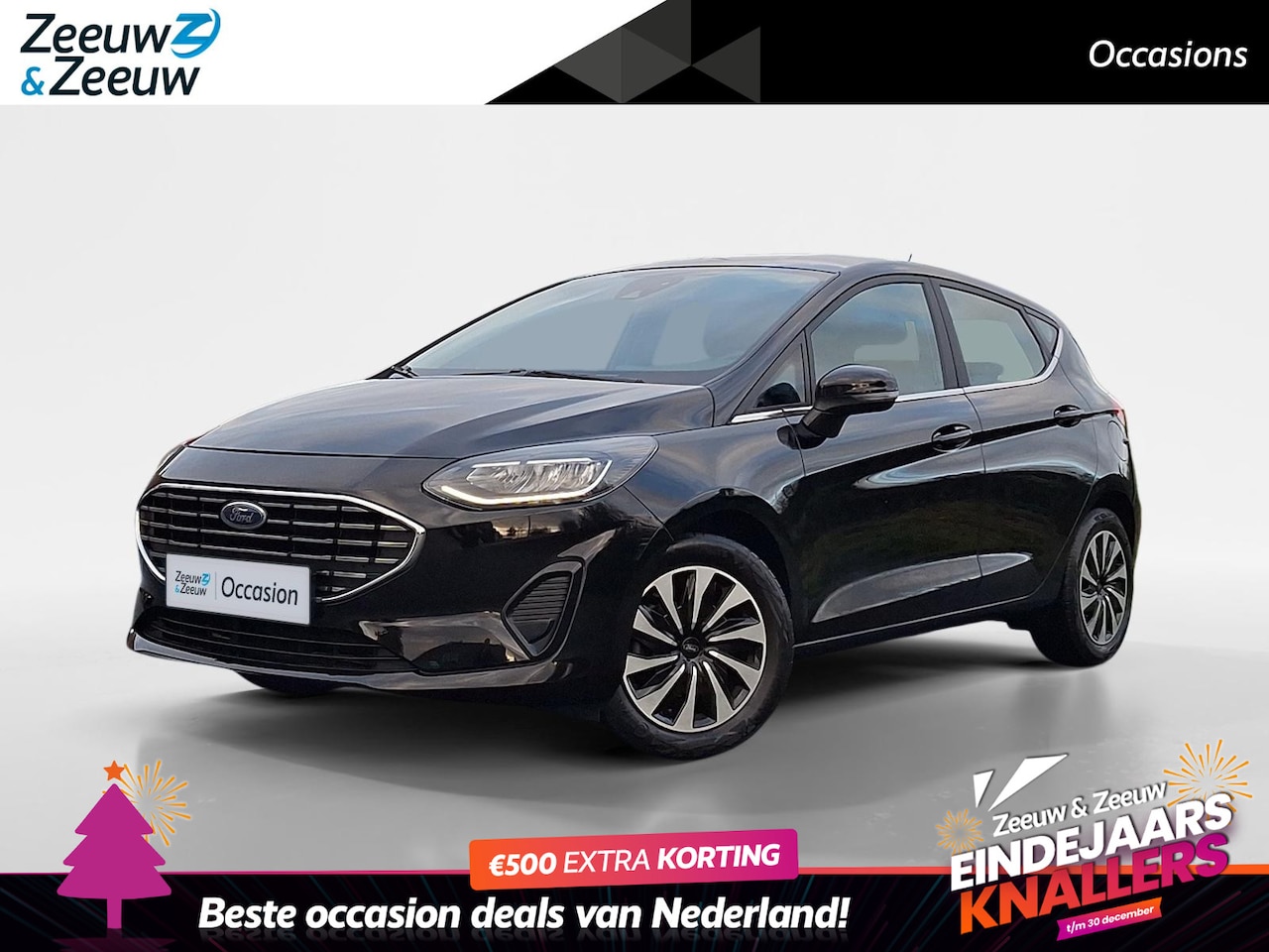 Ford Fiesta - 1.0 EcoBoost Hybrid Titanium 125PK | Navigatie | Climate Control | Cruise Control | Parkee - AutoWereld.nl