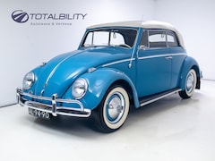 Volkswagen Kever Cabriolet - | 1961 | Concoursstaat | volledig gerestaureerd | Originele Karmann | Gulf Blue, een uniek