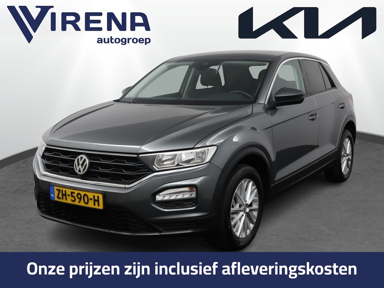 Volkswagen T-Roc - 1.0 TSI Luxe Uitvoering - Stoelverwarming - Afneembare Trekhaak - Apple Carplay/Android Au - AutoWereld.nl