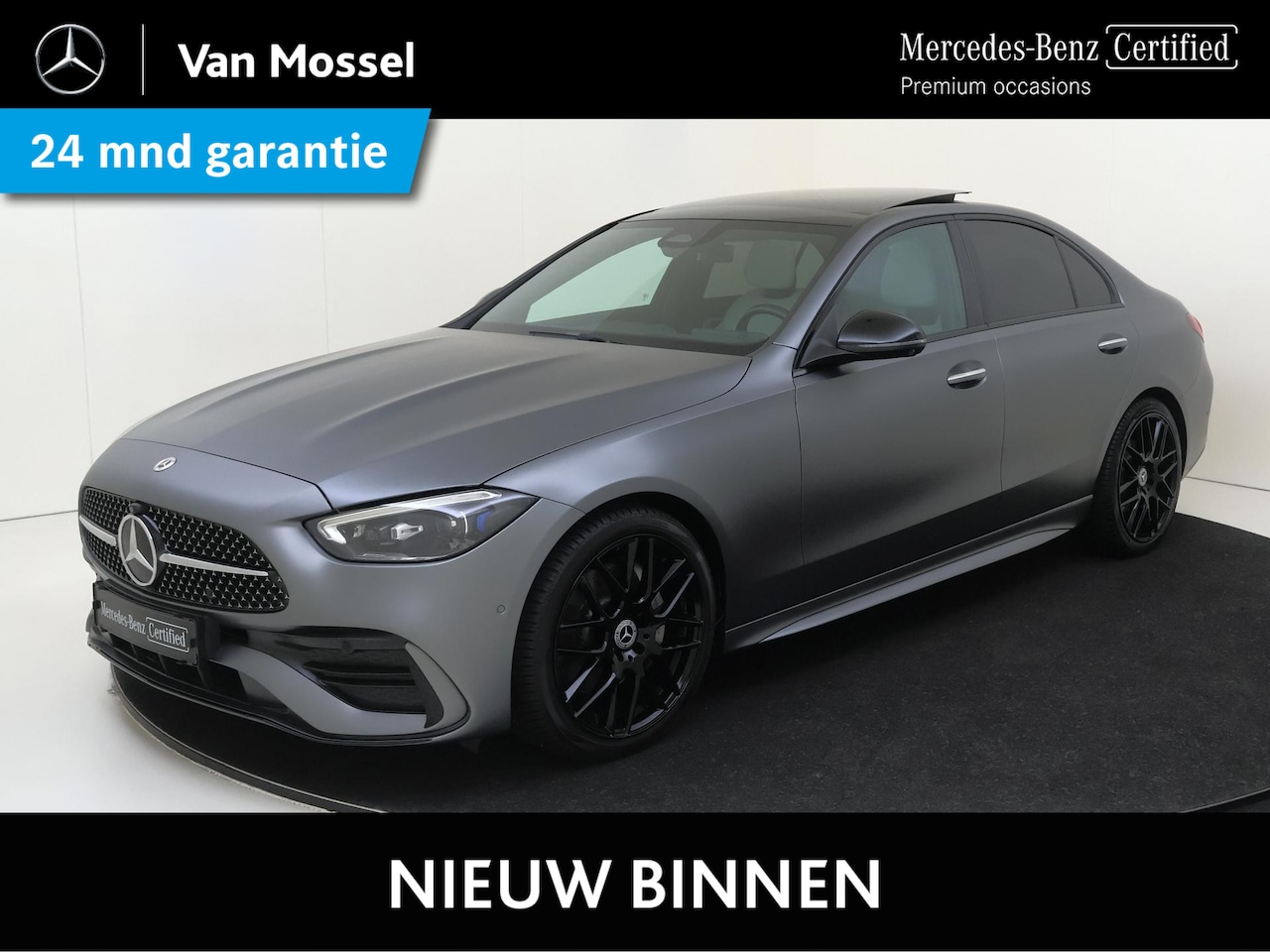 Mercedes-Benz C-klasse - 200 Launch Edition AMG Line / Panoramadak/ Night/ 19 inch/ Digital Light/ Head Up - AutoWereld.nl
