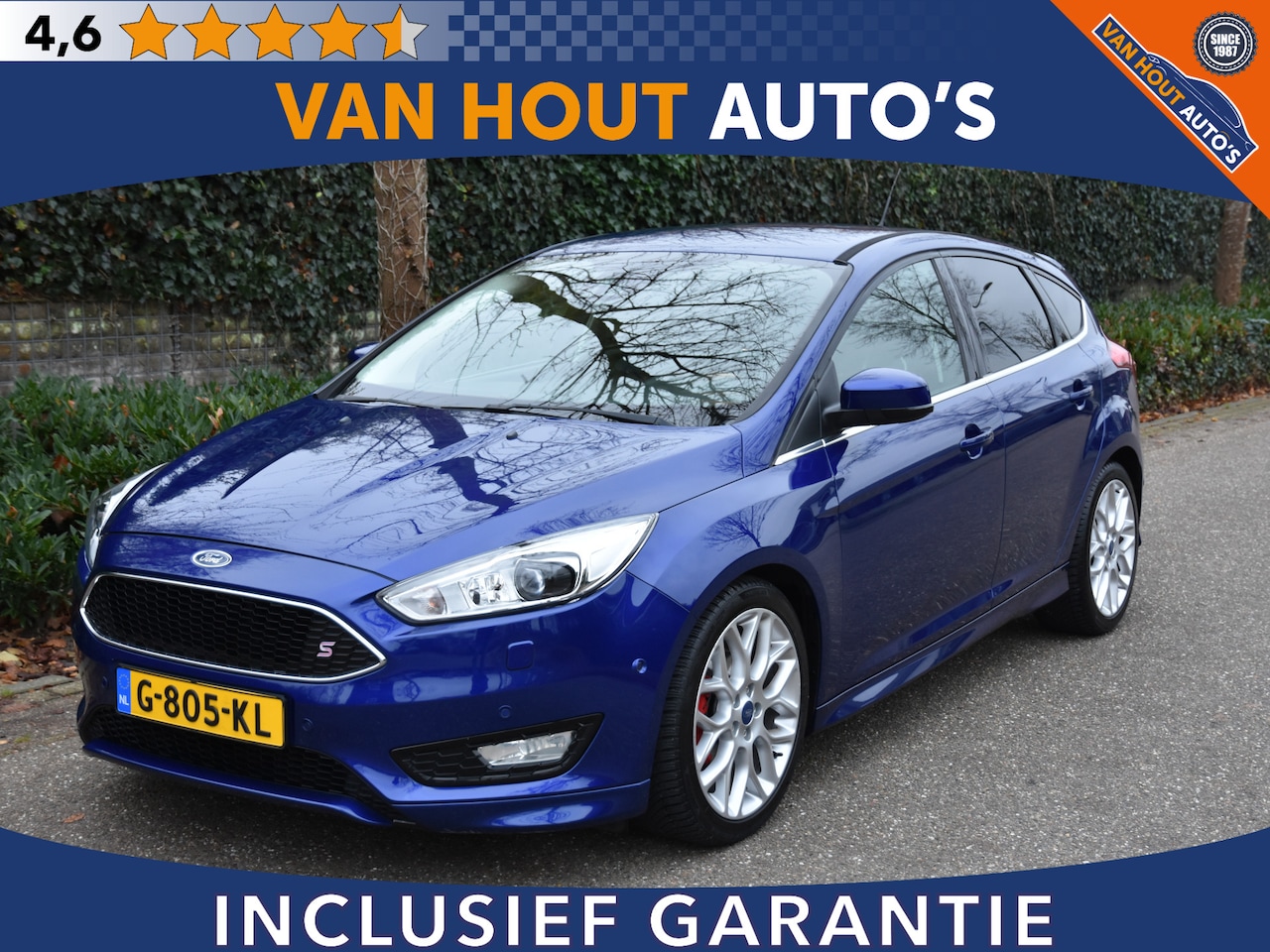 Ford Focus - 1.0 First Edition | SPORT | STOELVERW | HALF LEDER | 18"LMV - AutoWereld.nl